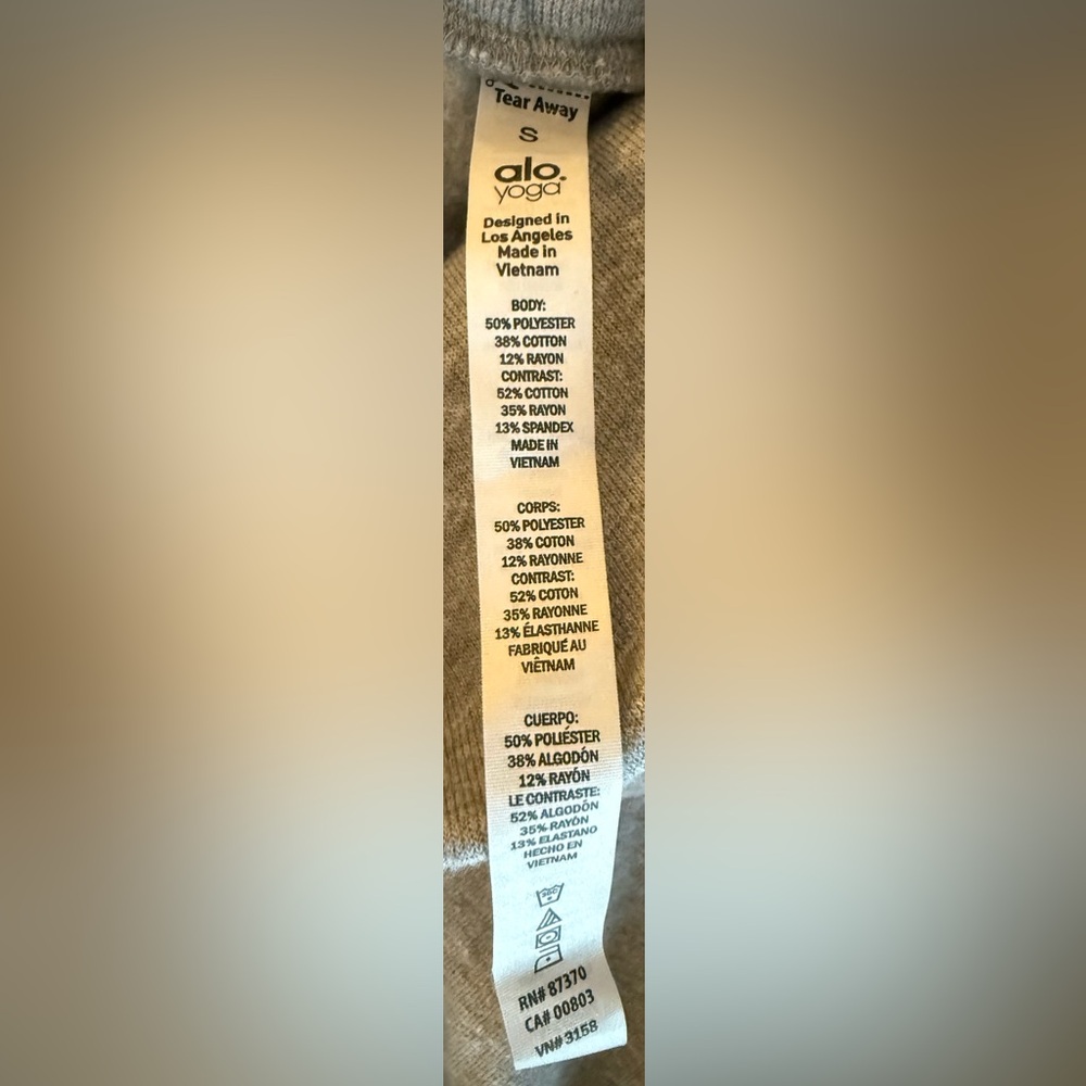 EUC Alo Yoga Haze Sweat Women’s Size S - Picture 3 of 4